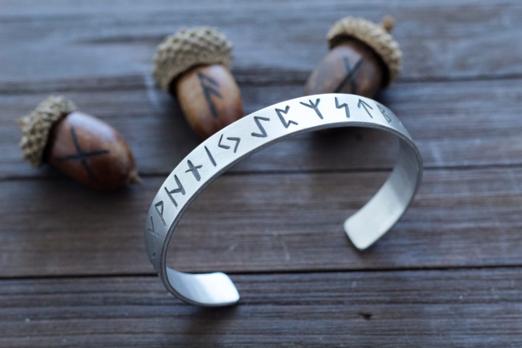 Rune Bracelet Elder Futhark The Wicked Griffin