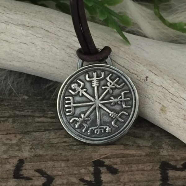 Vegvisir Pendant - Silver Viking Compass - The Wicked Griffin