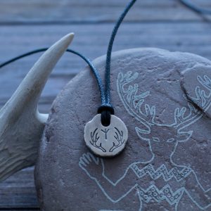 antler rune necklace