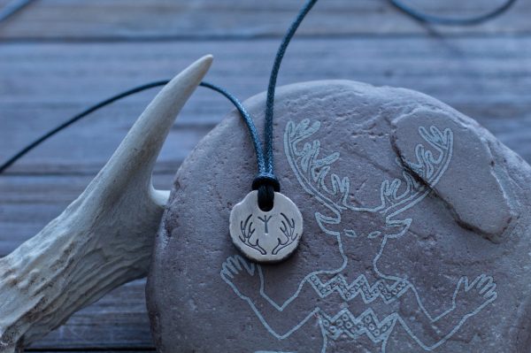 antler rune necklace
