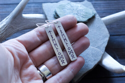 Rune Aettir Earrings - Freyja - Heimdall - Tyr