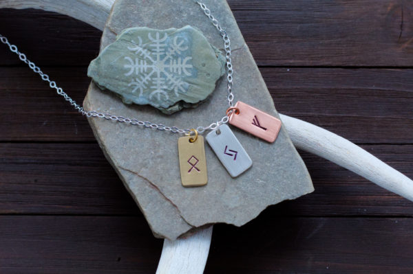 rune charm necklace