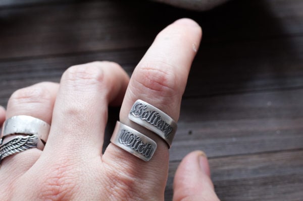 witch2 Solitary Witch Ring - Personalize Text