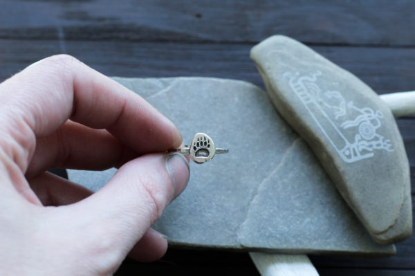 animal track ring