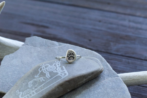 animal track ring