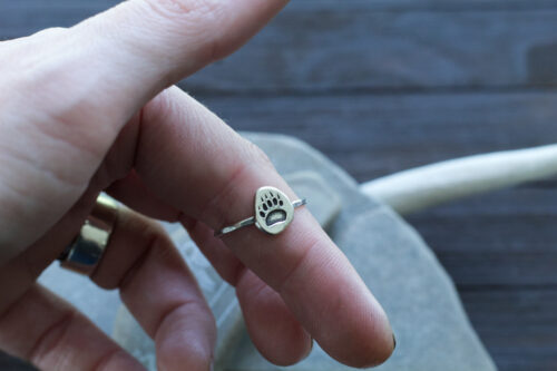 animal track ring