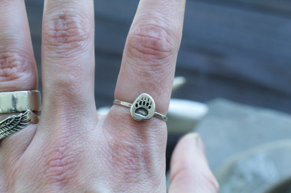 animal track ring
