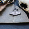 lunar moth pendant