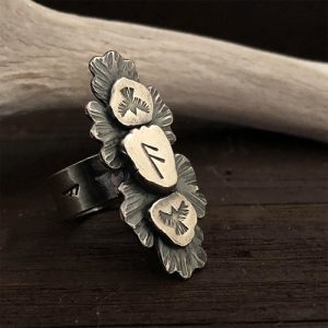 raven rune ring huginn and muninn