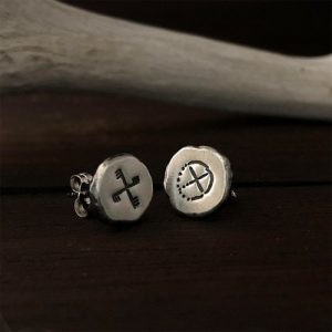 vinca symbol earrings