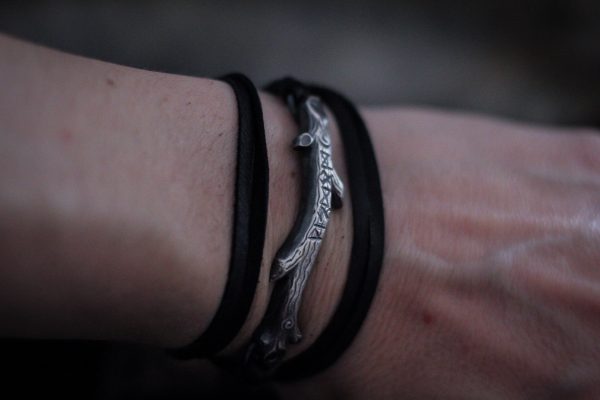 tree branch rune bracelet