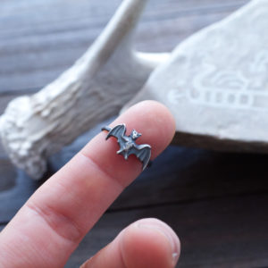 silver bat ring