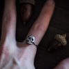 silver skull ring