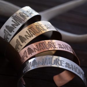 nature is my home cuff bracelet