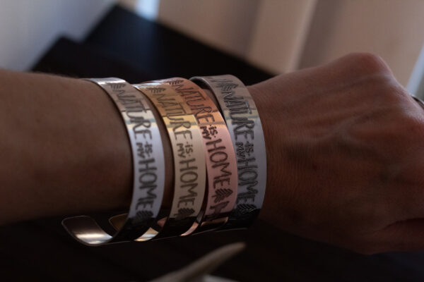 nature is my home cuff bracelet