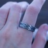 silver Jörmungandr ring