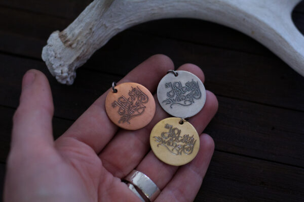 just stay wild quote pendant