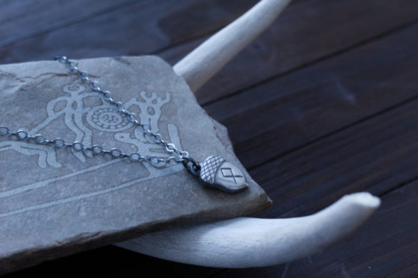 Acorn Rune Pendant