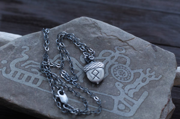 Acorn Rune Pendant