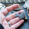 blue whale pendant necklace