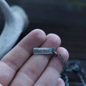 Witch Bitch Bar Necklace