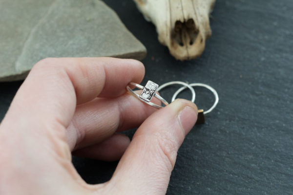 tiny tarot card stacking ring