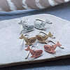 blue whale earrings 1 triple moon blue whale earrings