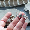 blue whale earrings 3 triple moon blue whale earrings