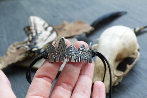 mushroom wrap bracelet