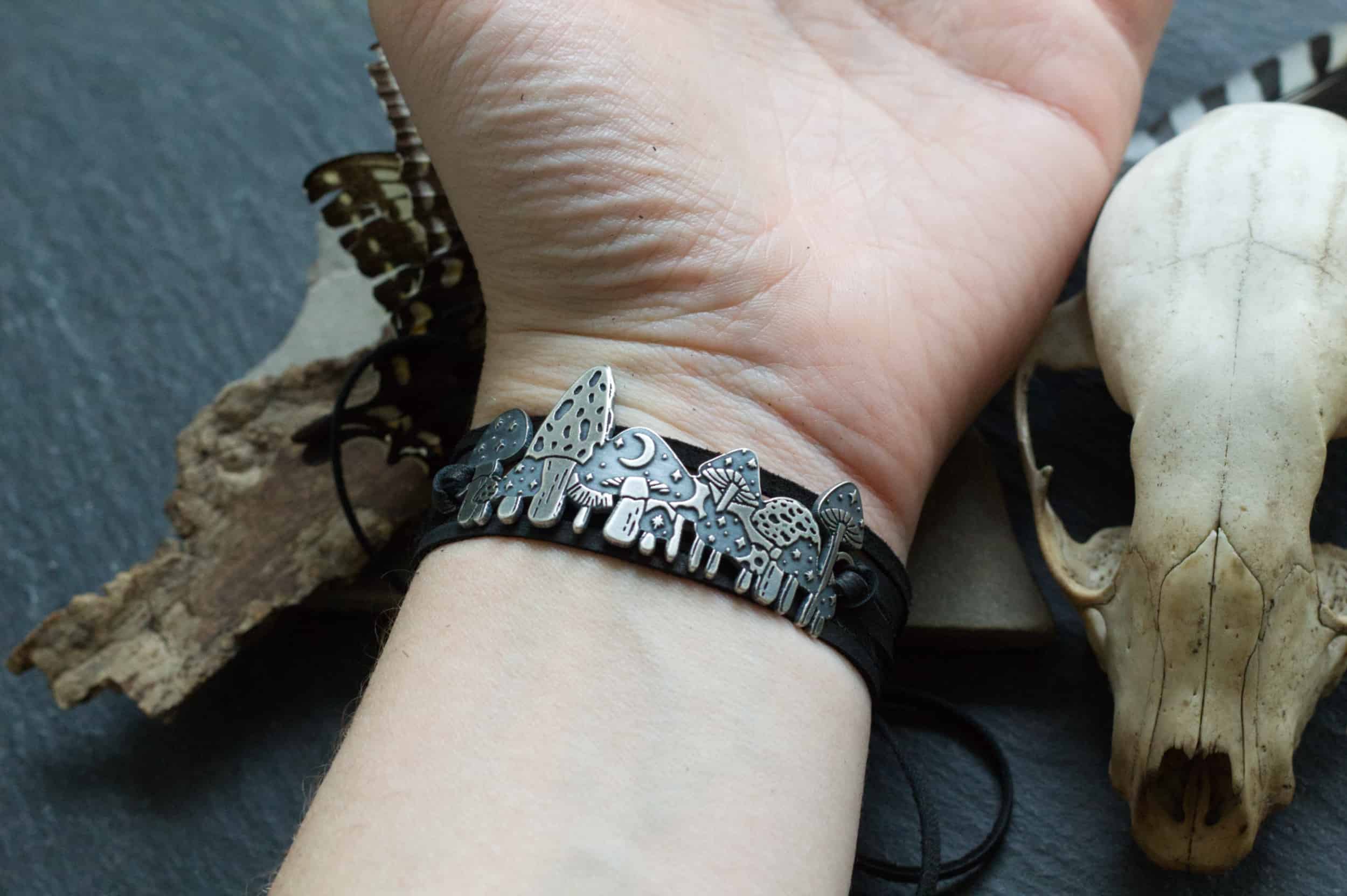 mushroom wrap bracelet