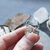 norse deer antler ring