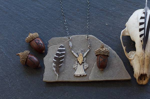 Walpurgisnacht Fire Dance Ritual Pendant