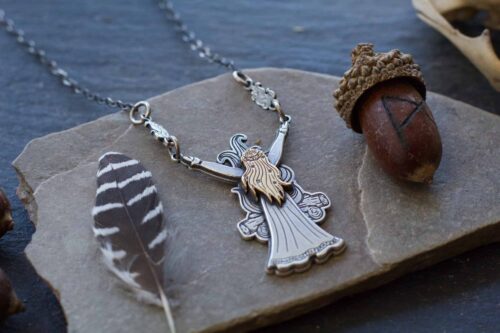 Walpurgisnacht Fire Dance Ritual Pendant
