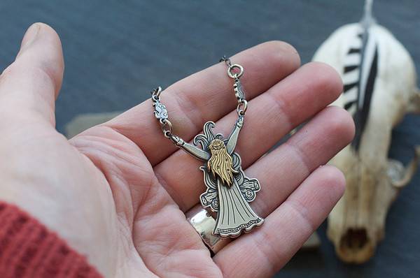 Walpurgisnacht Fire Dance Ritual Pendant