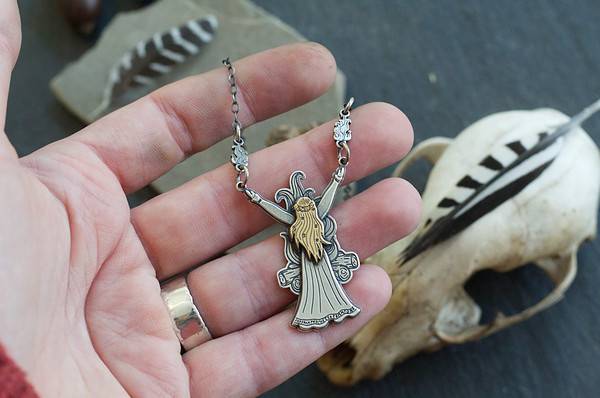 Walpurgisnacht Fire Dance Ritual Pendant