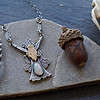 Walpurgisnacht Fire Dance Ritual Pendant With Opal