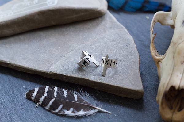Huginn and Muninn Ear Cuff Set