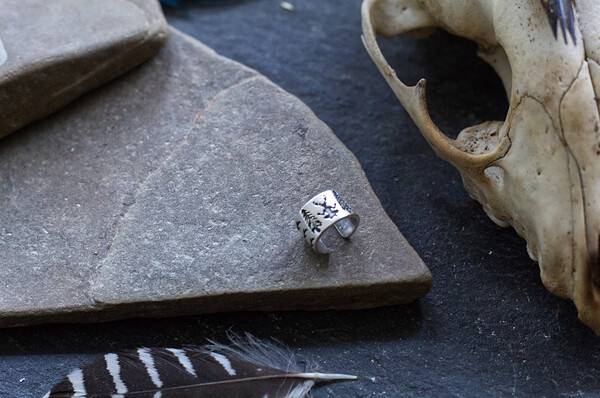 Tiny Cernunnos Ear Cuff
