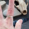 tiny rune ring for women
