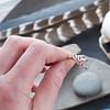 tiny rune ring for women
