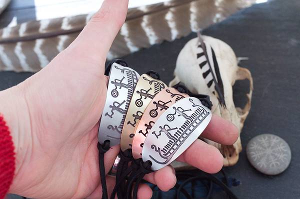 Tanum Rock Carving Petroglyphs Bracelet