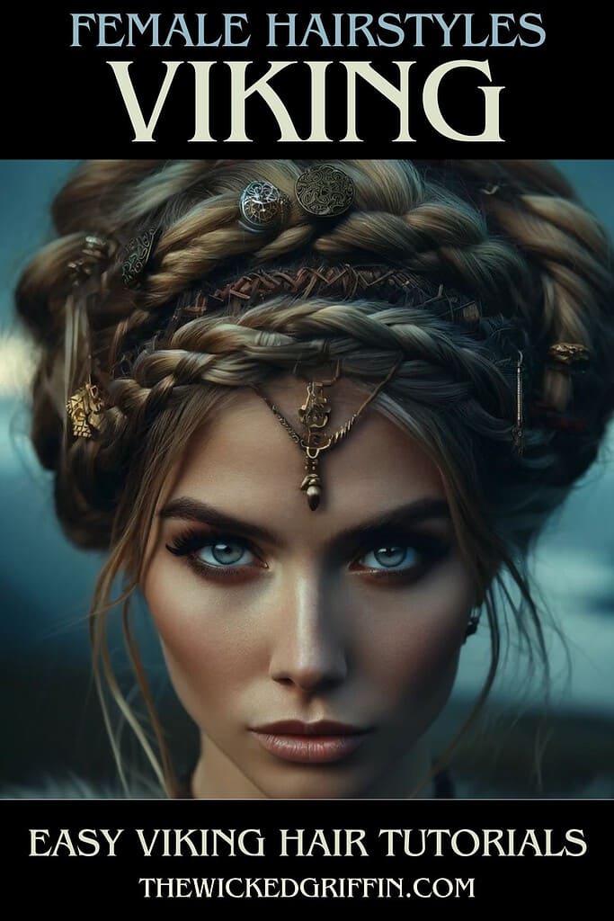 Easy Female Braided Viking Warrior Hairstyles Ideas - The Wicked Griffin