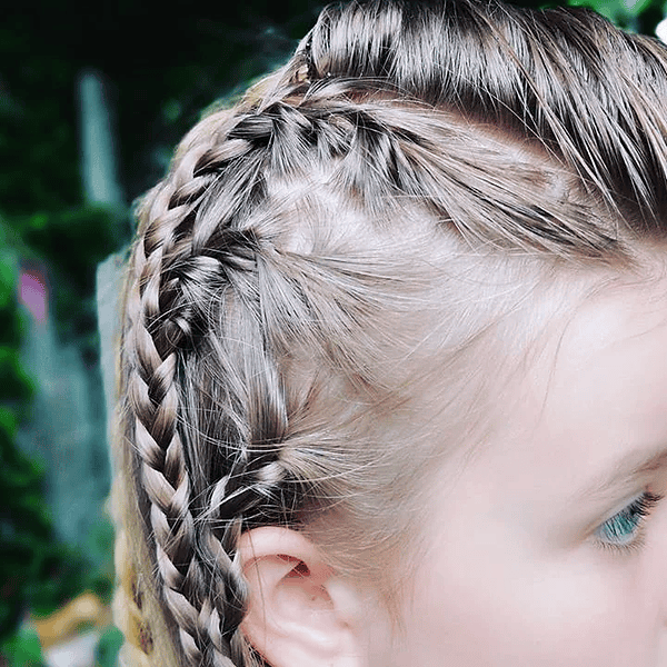 Easy Female Braided Viking Warrior Hairstyles Ideas - The Wicked Griffin