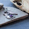 baba yaga cauldron pendant 2 Baba Yaga Sterling Silver + Amethyst Necklace Pendant