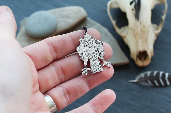 Baba Yaga's House on Chicken Legs Pendant