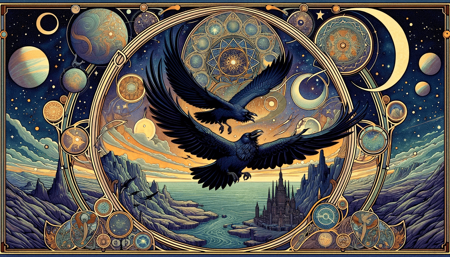 Pinterest Rudinn Deep Dive into Odin's Ravens: Huginn and Muninn - The Wicked Griffin