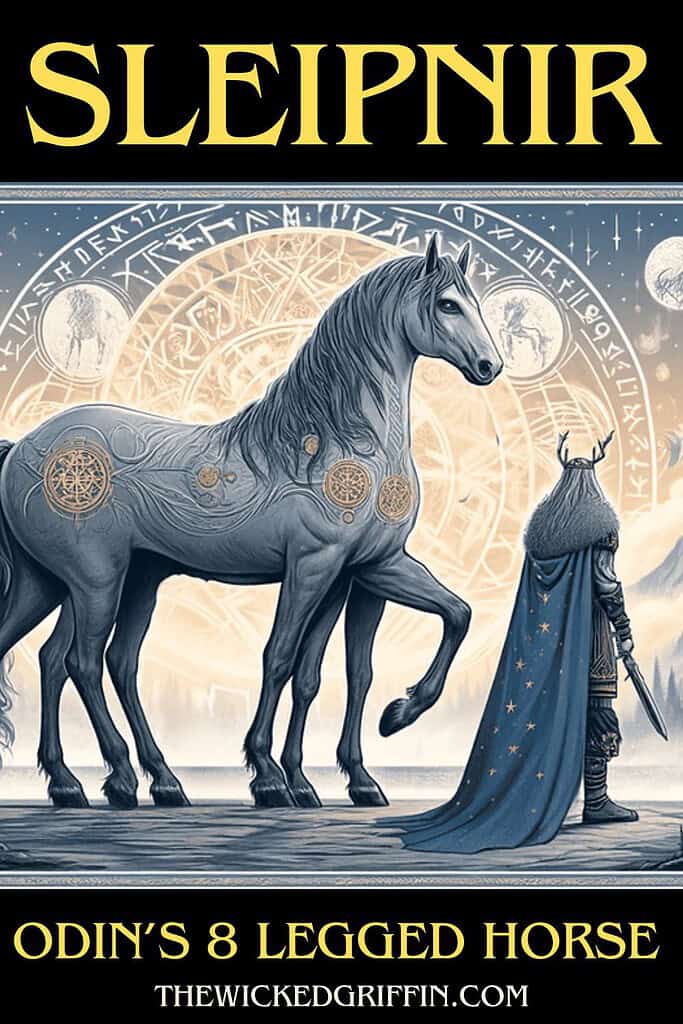 All About Sleipnir: The 8 Legged Horse of Odin - The Wicked Griffin