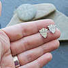 Greenman Stud Earrings - Sterling Silver