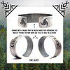 Odin Bracelet - Grim is My Name - Triple Horn of Odin