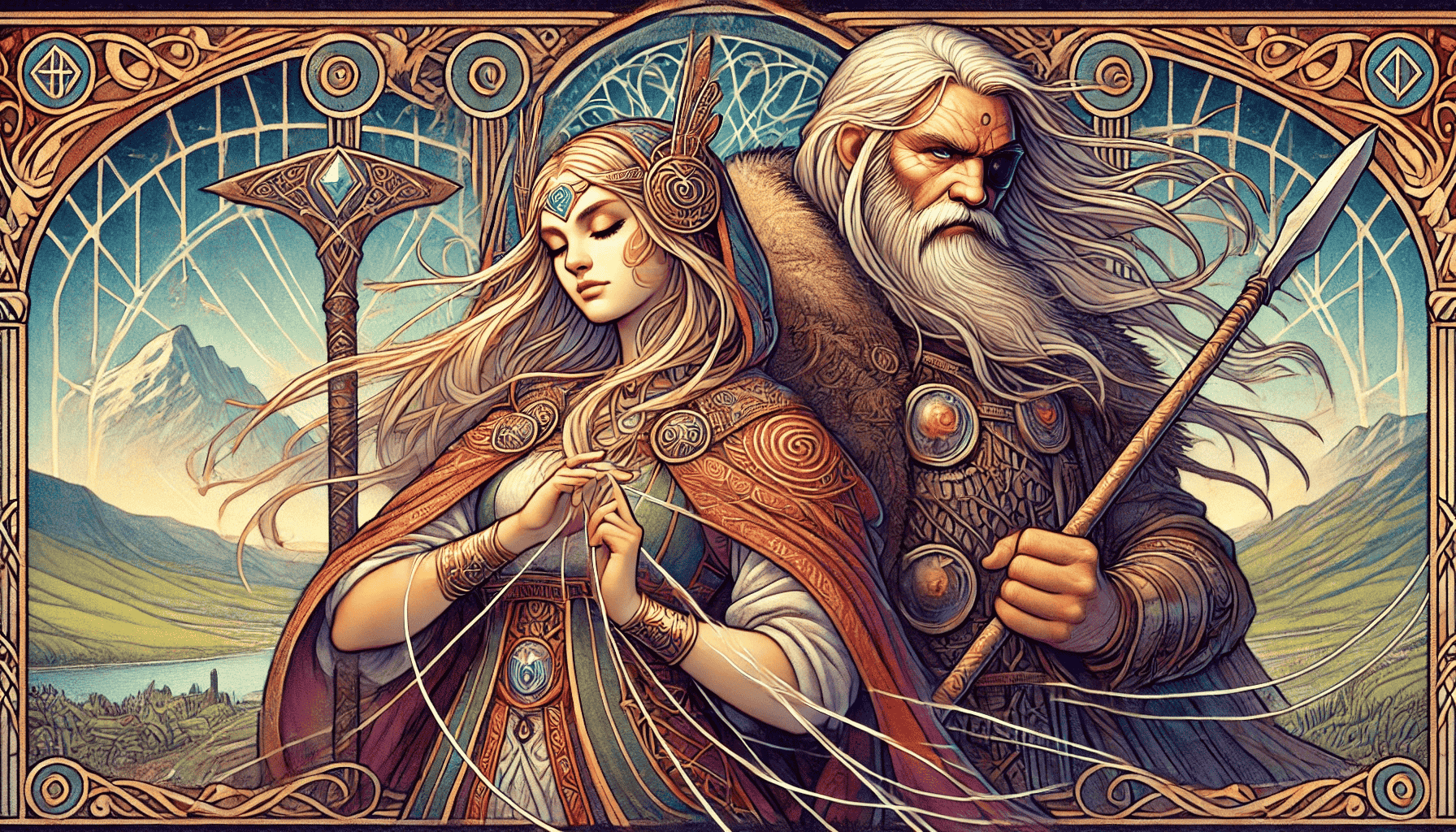 How Frigg and Odin's Love Story Shaped Norse Mythology - The Wicked Griffin